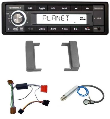 Continental USB 1DIN AUX DAB MP3 Autoradio für Audi A2 A3 8L A4 B5 TT 99-06 Akti - Bild 1 von 4
