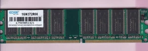 1GB PC-2700 DDR-333 EDGE 1GN372R08 NANYA CL2.5 DDR1 PC2700 DESKTOP MEMORY STICK - Picture 1 of 3