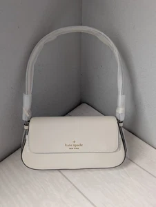 Neu mit Etikett Kate Spade KK952 Madison Schultertasche Saffianoleder kleine Klappe Baiser - Bild 1 von 4