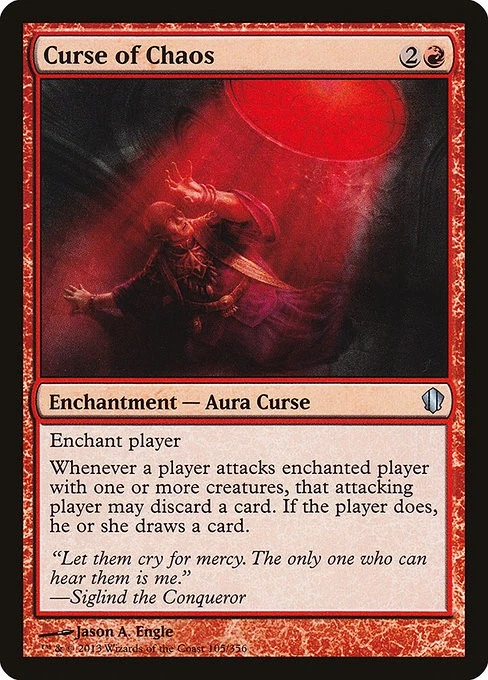 [MTG] Curse of Chaos (105) (C13) LP-HP - Image 1 of 1