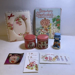 Vintage 1980’s Strawberry Shortcake Memorabilia American Greetings. Kanister - Bild 1 von 15