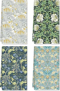 William Morris Floral Küchentuch Retro Greenery Geschirrtücher 18 x 28 Zoll Deko - Bild 1 von 7