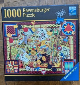RAVENSBURGER 1000 Teile VINTAGE SPIELE PUZZLE komplett - Bild 1 von 3