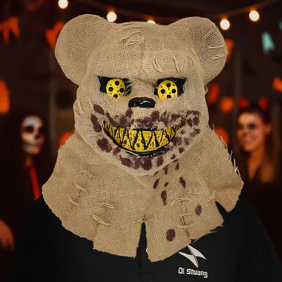 Cosplay Bloody Rabbit Bear Mask  Halloween Carnival Purim Party - Bild 1 von 4