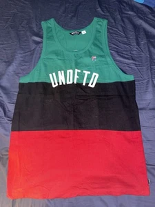 Undefeated Undftd Men’s Tank Top Muscle Shirt XL Red Black Green Africa 5  - Picture 1 of 7