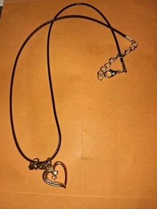 Heart Love Necklace 16 Inches Cute Usa Seller - Picture 1 of 1