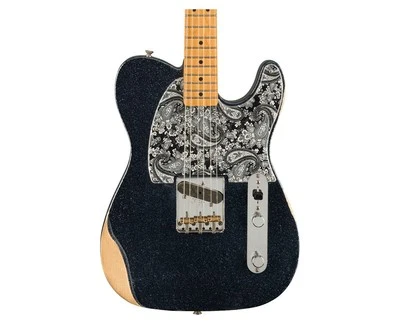 Usado Fender Brad Paisley Esquire - Black Sparkle com Bordo FB - Imagem 1 de 4