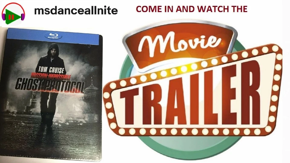 Mission: Impossible - Ghost Protocol (Blu-ray, 2013, Steelbook Edition) NEW! - Image 1 of 4