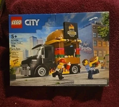 LEGO City  Burger Truck #60404 194 Pcs. NEW IN SEALED BOX ~ RETIRED - Image 1 of 4