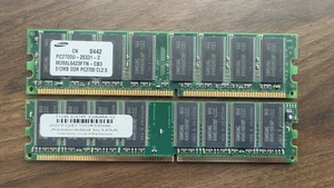 1.5 GB Samsung DDR DIMM CL2.5 RAM Memory - Picture 1 of 4