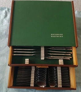 WMF Cromargan SEVILLA Stainless Germany Flatware Set Service for 12 - Picture 1 of 8