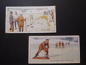 LAMBERT & BUTLER Cards " Winter Sports " Original 1914 - Picture 1 of 2