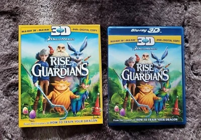 Rise of the Guardians ~ 3D Blu-ray, Blu-ray & DVD with Slipcover  - Image 1 of 2