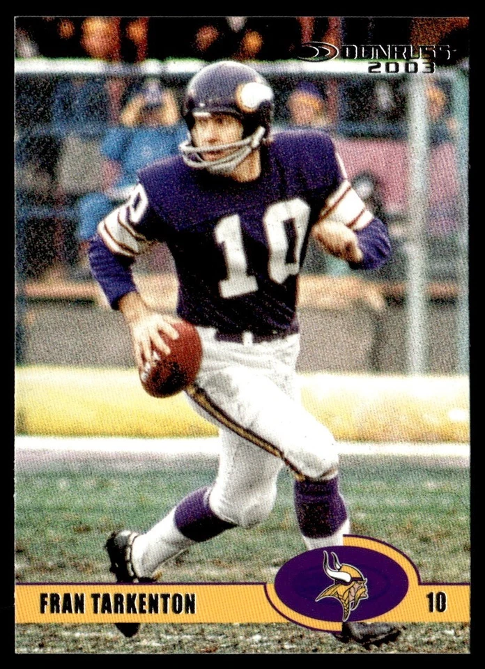 2023 Donruss Retro 2003 Fran Tarkenton #17 BG6 - Image 1 of 2