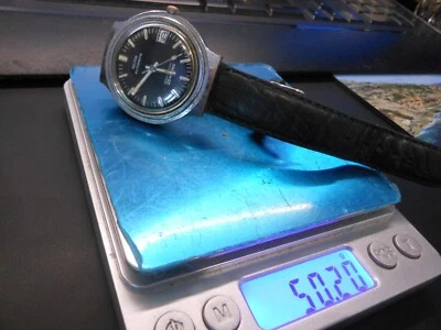 Kelton Automatic,bracelet cuir,WaterRésistant 25 mètres,fonctionne,guichet,D38mm - Photo 1/4