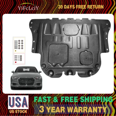 Engine Under Cover Fit For 2017-2020 Audi A3 Splash Shield Front Support Foto 1 de 4