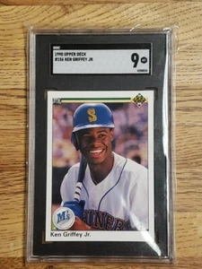 1990 90 Upper Deck Ken Griffey Jr #156 SGC 9 MT - Picture 1 of 5