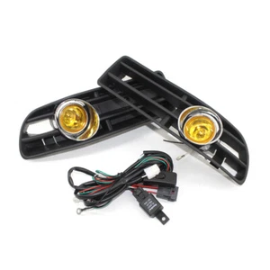 Car BUMPER GRILLE FOG LIGHT FOR VW JETTA BORA 99-04 03 Yellow Lens High - Picture 1 of 6