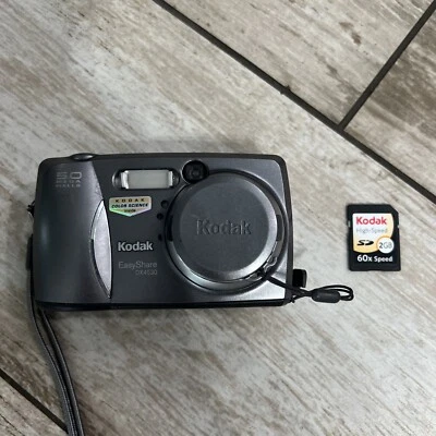 Kodak EasyShare DX4530 5.0MP Digital Camera - Gray/ Used W/SD Read Description - Image 1 of 4