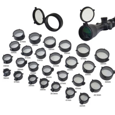 Quick Flip Spring Up Open Lens Cover Through See-thru Rifle Scope Cap US