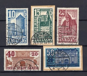ALEMANIA DANZIG 1936 EDICIÓN DE BIENESTAR DE INVIERNO MICHEL 262-266 MUY BIEN USADO - Imagen 1 de 1