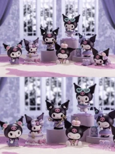 Miniso Sanrio Kuromi 6 piezas caja ciega fiesta de cumpleaños serie cazador de mayo - Imagen 1 de 4