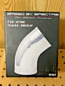 ¡NUEVO! Tubo de codo de admisión de aire frío Spectre 3" OD - 45* tubo (7,6 cm OD - 45* tubo) - Imagen 1 de 5