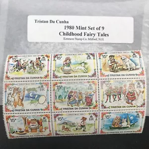 Tristan Da Cunha - Fiabe - 1980 Set di 9 foglietti francobolli come nuovi - Foto 1 di 2