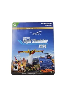 Microsoft Flight Simulator 2024 Premium Deluxe SteelBook Edition XBOX Windows - Picture 1 of 2