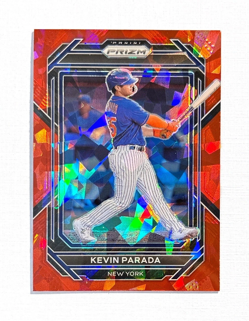 Kevin Parada ~ 2023 Panini Prizm ~ Red Cracked Ice Prizm