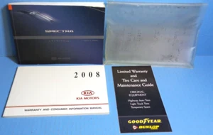 08 2008 Kia Spectra owners manual - Picture 1 of 1