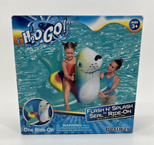 Bestway H20 Go! Flash N' Splash Seal Ride-On Inflatable Pool Toy 62x45”