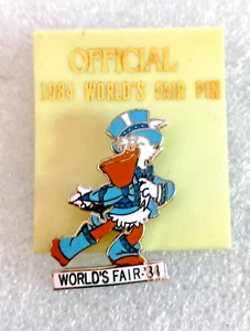 Official 84 World Fair Pelican Dancing New Orleans Louisiana Exposition Pin NOS - Picture 1 of 5