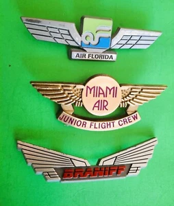 Alas de piloto junior AIR Florida MIAMI AIR BRANIFF - Imagen 1 de 2
