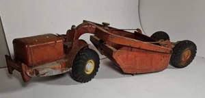 Vintage 1950's Red Doepke Model Toys Heiliner Earth Mover Road Scraper Grader - Bild 1 von 15