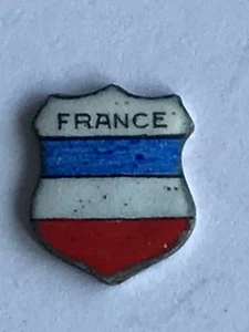 Wappen Frankreich France Antik Alt Bettelarmband Anhänger Emaille - Bild 1 von 1