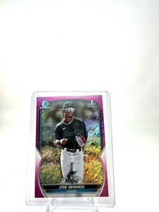 Jose Gerardo 2023 Bowman Chrome Prospects Fuchsia Shimmer /199 #BCP-195