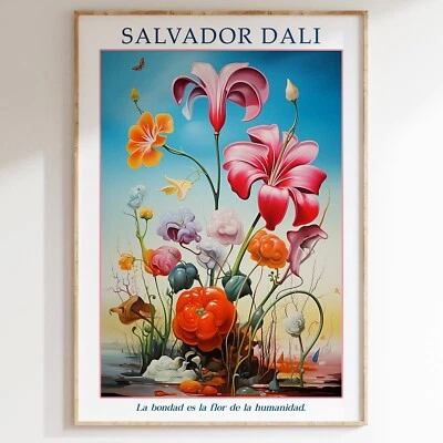 Estampa Salvador Dali, Salvador Dali, Mercado de Flores, Pintura Surreal - Imagem 1 de 4