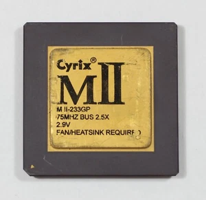 Socket 7 Processor - Cyrix MII M II-233GP - 75MHz bus - TESTED - Picture 1 of 2