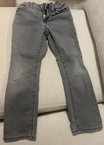 GAP KIDS 1969 BOYS BLACK WASH STRAIGHT FIT JEANS SZ 6 Adjustable WAIST Nwt - Picture 1 of 3