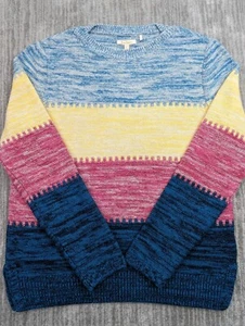 Barbour Womens Sweater Coastal Collection Wool Blend Size 8 Crew Neck Knit - Picture 1 of 12