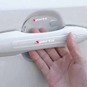 8pcs Clear Sticker For Car Door Handle Bowl Protector Scratch Cover Accessories - Foto 1 di 9