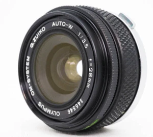 Olympus OM-System G.Zuiko Auto-W 28mm f/3.5 Wide Angle Lens From JAPAN - Picture 1 of 5