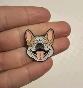 Dog Breed Enamel Metal Pin French Bulldog Pet Lapel Hat Pin Brooch Pet - Picture 1 of 3