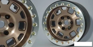 SSD 2.2" Contender Beadlock Wheels BRONZE SSD00320 Gold 6 bolt tyre mout SSD-RC - Picture 1 of 4