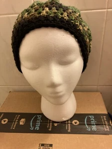 crochet Unisex  hat handmade 1 Camouflage Colors - Picture 1 of 3