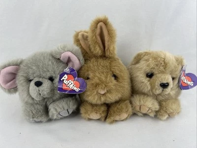 Lot 3 Vintage 1997 PUFFKINS Plush Swibco - MURPHY TIBBS & HONEY - 2 with Tags - Image 1 of 4