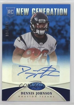 2013 Certified Mirror Blue Signatures /100 Dennis Johnson #257 Rookie Auto RC - Image 1 of 2