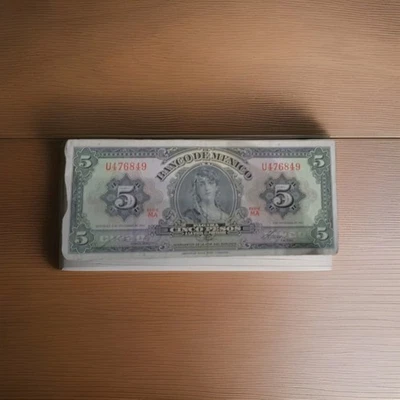 Banco De Mexico, 1961 5 Pesos Circulated  - Image 1 of 4