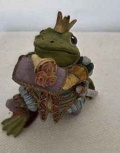 Figurina Vintage 1996 Hamilton Scultura Collezione Camelot Rane "Sir Hop A Lot" - Foto 1 di 4